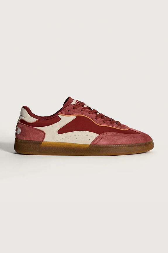 Hoff sportcipő ALLEY BURGUNDY MAN nappa bőr burgundia 22562606