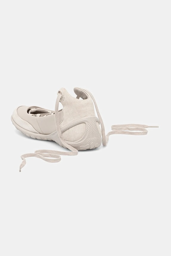 Cipők Ecco bőr balerina cipő BIOM Lite Lace-Up 802453.58261 bézs