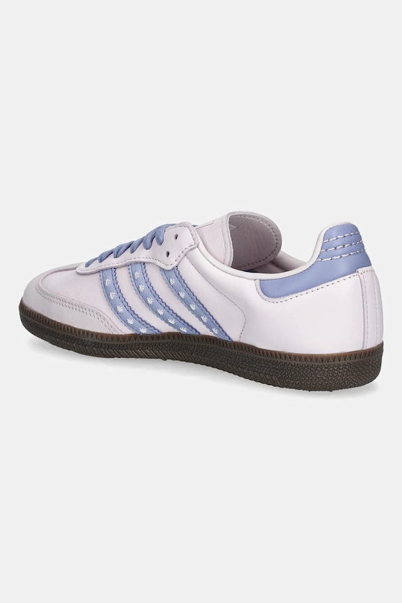 Scarpe adidas Originals sneakers in pelle Samba OG JR8822 violetto