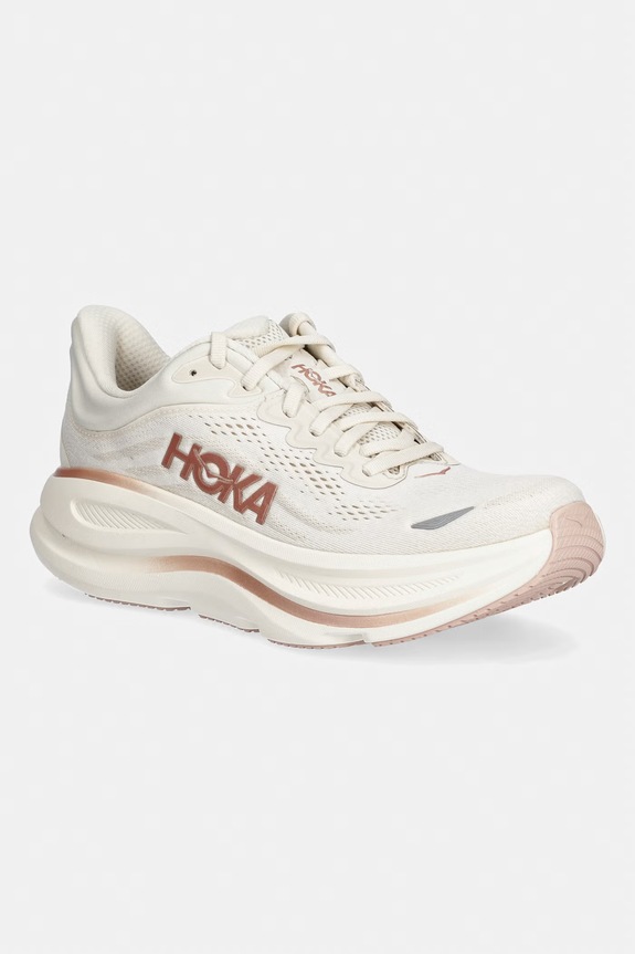 Hoka buty do biegania damskie Bondi 9 trening beżowy 1162012