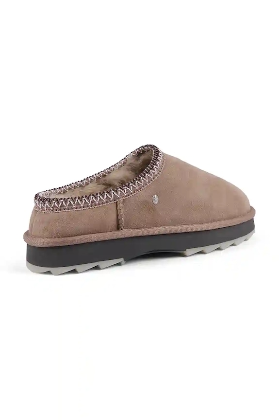 Obuwie Emu Australia kapcie zamszowe Sharky Scuff W13179.MUSH beżowy