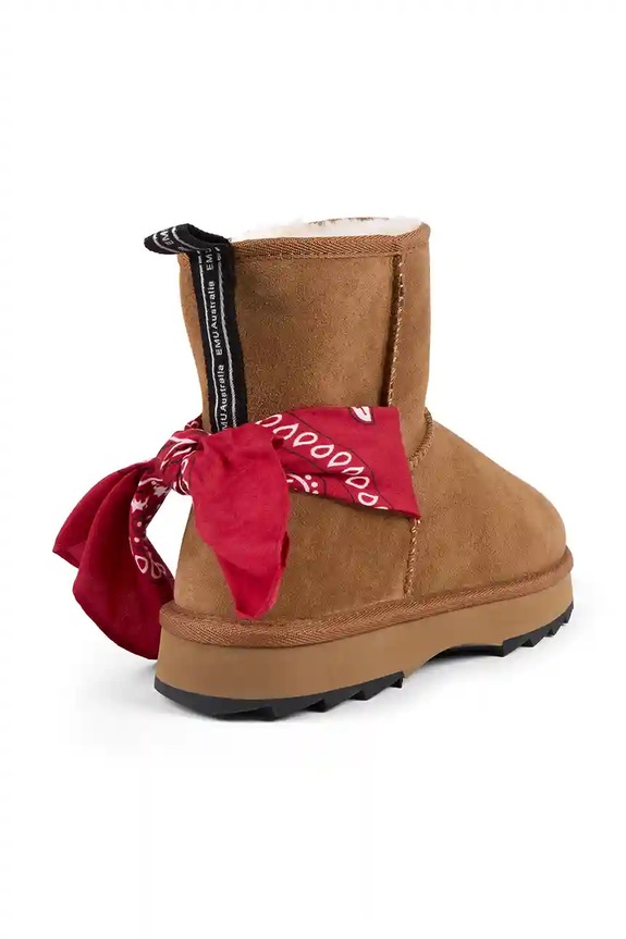 Emu Australia stivali da neve in camoscio Sharky Mini Bandana W13199.CHES