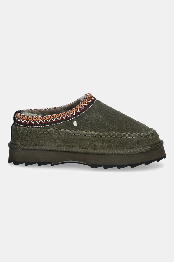 Emu Australia velúr papucs Sharky Adventure Scuff zöld W13239.OLID