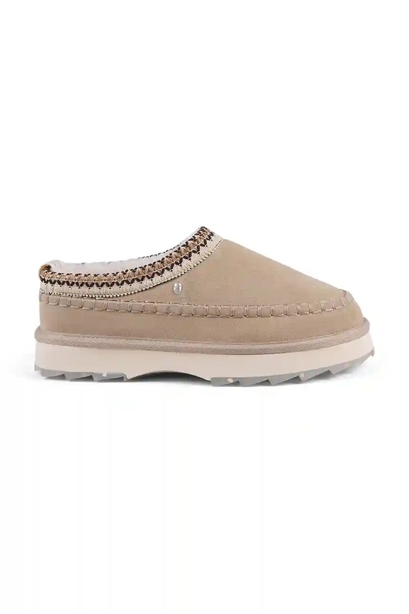 Emu Australia kapcie zamszowe Sharky Adventure Scuff beżowy W13239.SAND