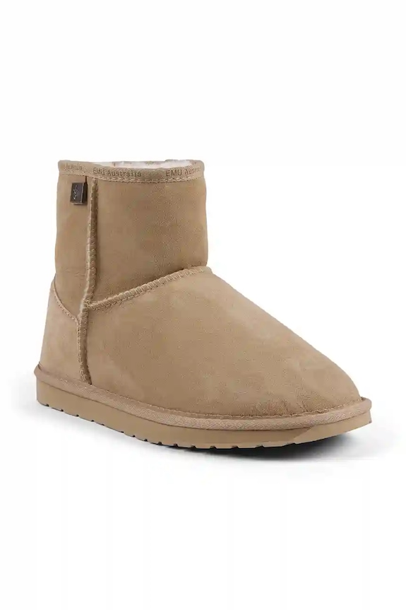 Emu Australia śniegowce zamszowe Platinum Stinger Slim Mini WP20003.SAND beżowy AW25