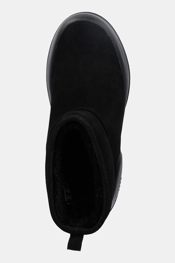 Moon Boot śniegowce zamszowe MB MEZZALUNA MID BOOT czarny 80D2500060.N001