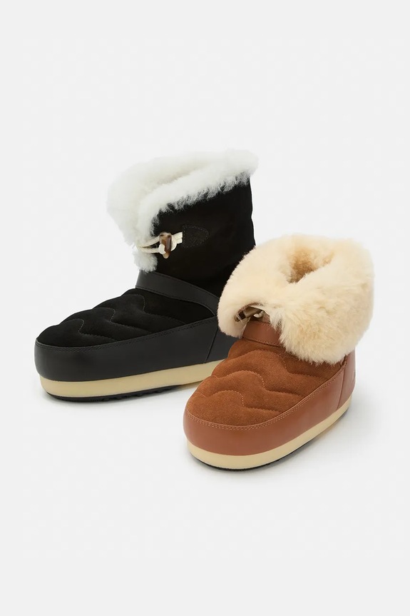 Moon Boot śniegowce zamszowe MB EVX IGLOO 80D1470070.NL02 czarny