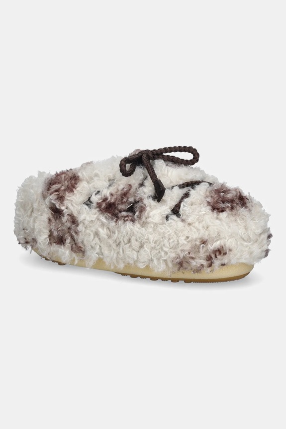 Moon Boot hócipő MB EVX MULE CURLY textil bézs 80D1470080.MM04