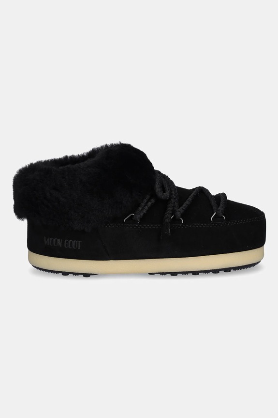 Semišové snehule Moon Boot MB EVX MULE SUEDE 80D1470090.NL02 čierna AW25