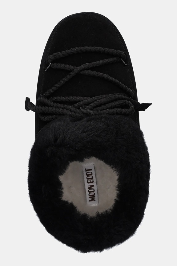 Semišové snehule Moon Boot MB EVX MULE SUEDE čierna 80D1470090.NL02