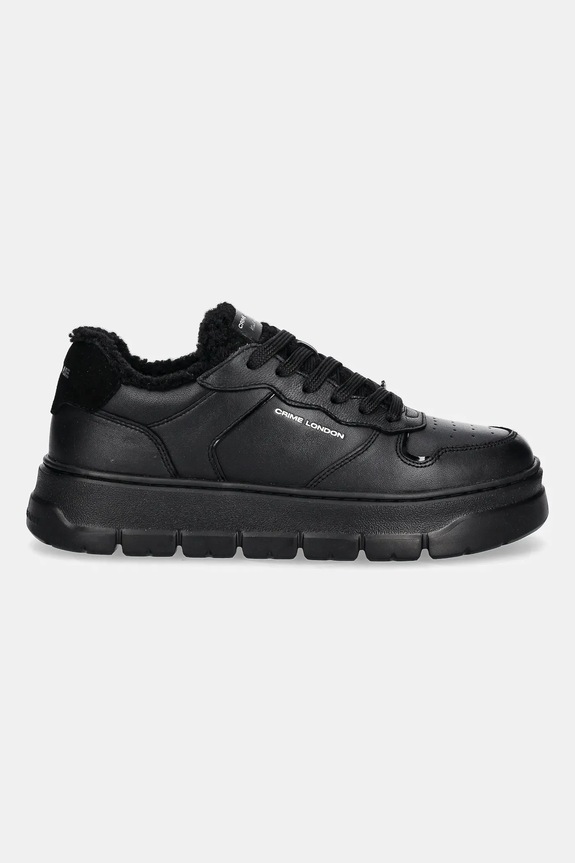 Crime London sneakersy skórzane MAGNETIC 21902AA7.20 czarny AW25