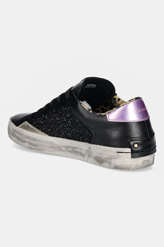 Scarpe Crime London sneakers in pelle DISTRESSED 25008AA8.20 nero