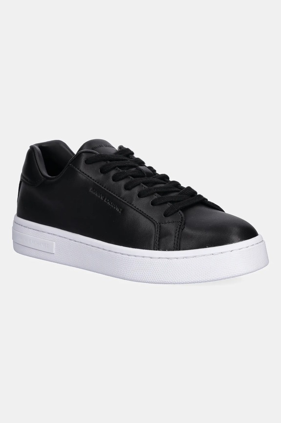 Armani Exchange sneakersy skórzane skóra powlekana czarny XW000295.AF11912.UC001