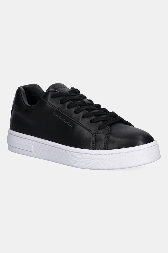 Armani Exchange sneakersy skórzane skóra powlekana czarny XW000295.AF11912.UC001