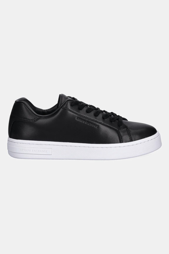 Armani Exchange sneakersy skórzane XW000295.AF11912.UC001 czarny AW25