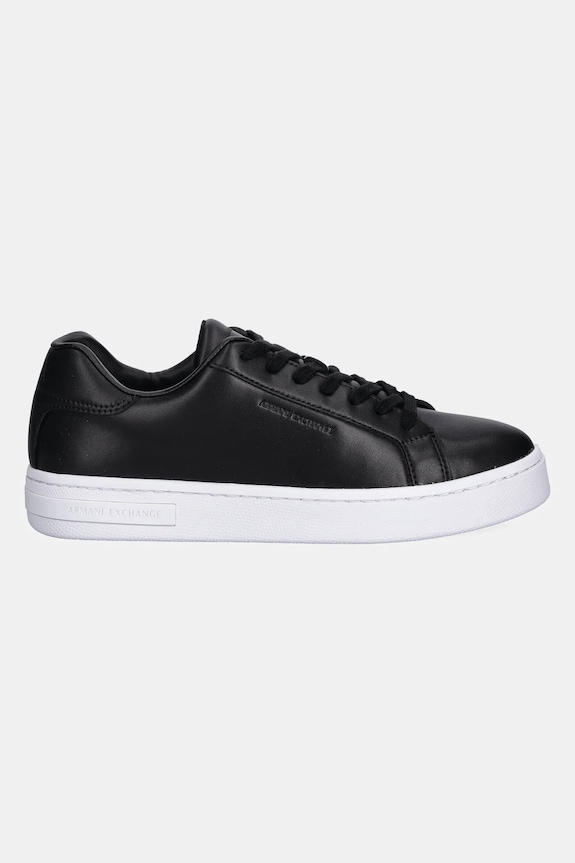 Armani Exchange sneakersy skórzane XW000295.AF11912.UC001 czarny AW25