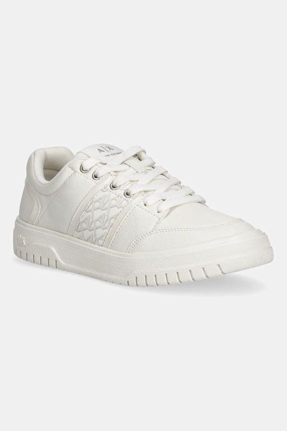 Tenisky Armani Exchange imitácia kože béžová XW001624.AF17450.U0011