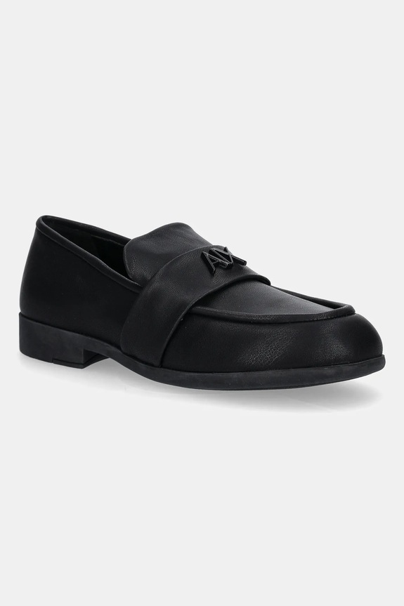 Armani Exchange mokaszin szintetikus bőr fekete XW001635.AF13876.UC001