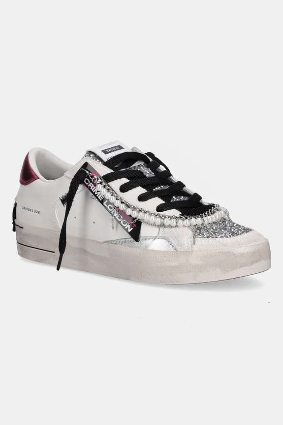 Crime London sneakersy skórzane SK8 DELUXE pozostałe biały 25101AA8.10