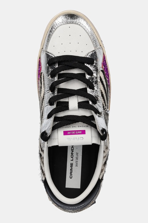Usnjene superge Crime London SK8 DELUXE pisana 25107AA8.68