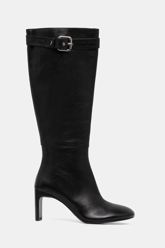 Кожаные сапоги Patrizia Pepe 8Y0137.L048.FB30 чёрный AW25