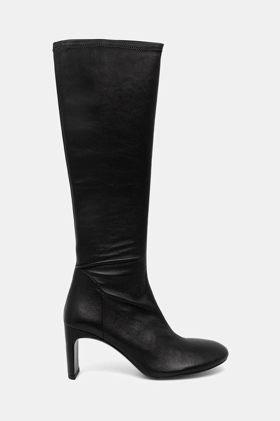 Kožené kozačky Patrizia Pepe 8Y0143.L121.K103 černá AW25