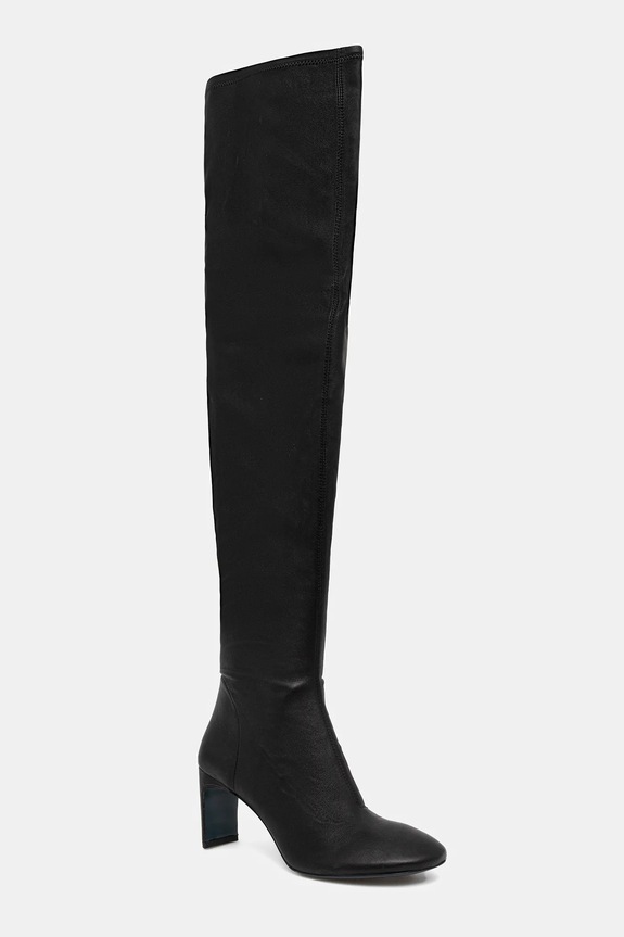 Patrizia Pepe stivali in pelle non isolato nero 8Y0144.L121.K103