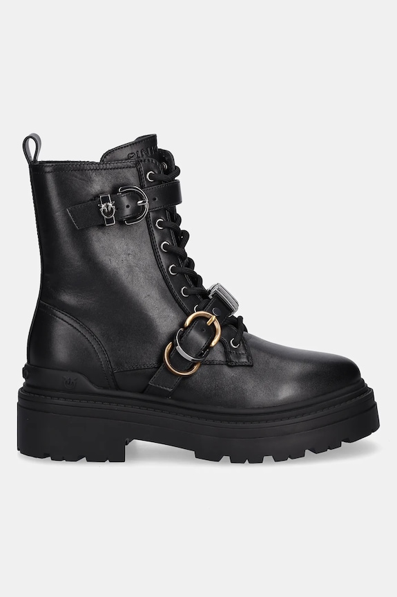 Δερμάτινα workers Pinko Mia 19 SD0407.P087.Z99 μαύρο AW25