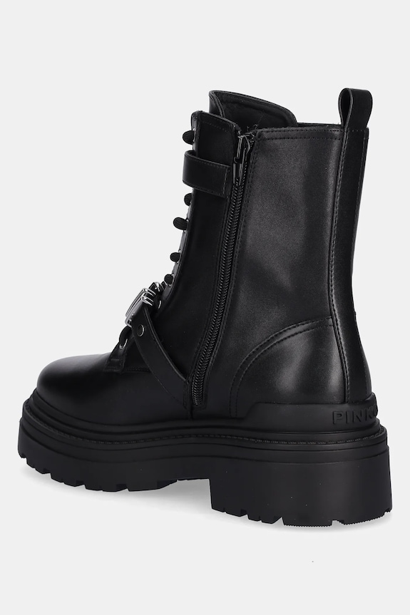 Παπούτσια Δερμάτινα workers Pinko Mia 19 SD0407.P087.Z99 μαύρο