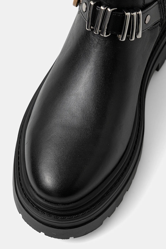 Kožne čizme Pinko Mia 26 crna SD0445.E028.Z99