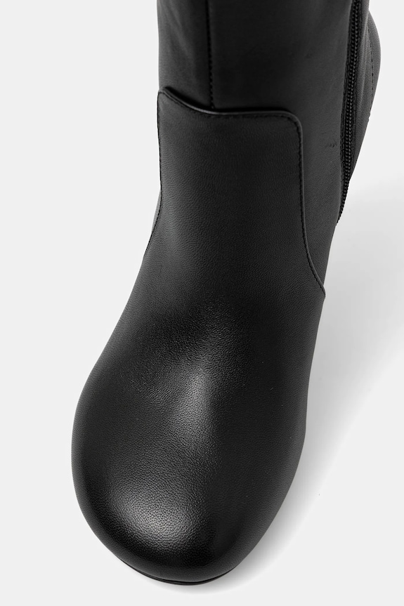 Pinko stivali in pelle Polly 02 nero SD0281.P003.Z99