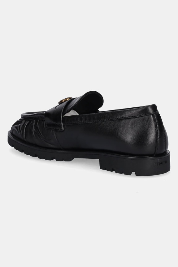 Scarpe Pinko mocassini in pelle Nora 01 SD0435.P003.Z99 nero