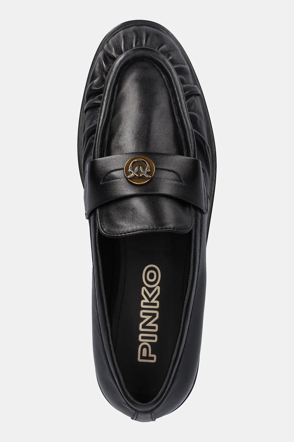 Pinko mocassini in pelle Nora 01 nero SD0435.P003.Z99