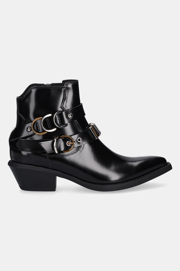 Kožené členkové topánky Pinko Tex 13 SD0343.P114.Z99 čierna AW25