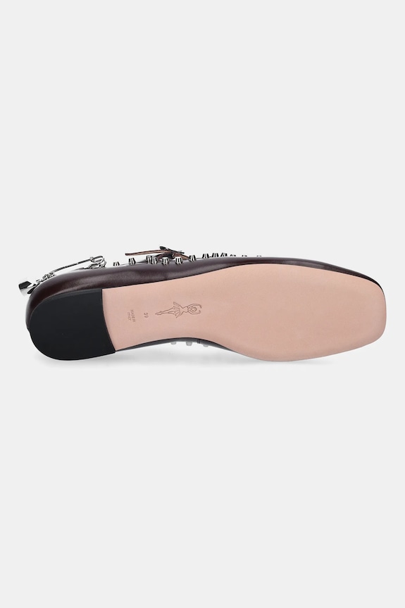 Bally ballerine in pelle BELISKA-STUDS WA051M.VT021.U3A4 granata