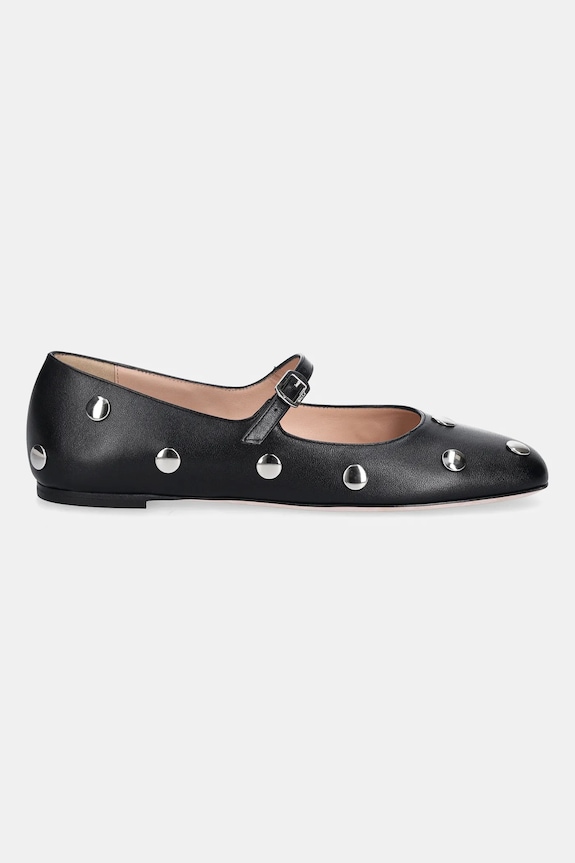 Bally ballerine in pelle BELKYS-BP WA051P.VT433.U901 nero AW25