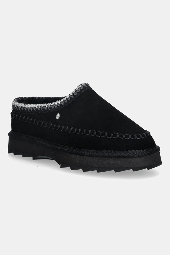 Semišové sněhule Emu Australia Sharky Adventure Scuff zateplené černá W13239.BLAK