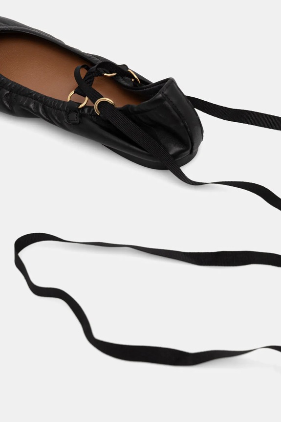 Jonak ballerine in pelle DESIREUSE CUIR nero 3800271