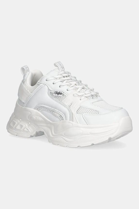 Buffalo sneakersy Yuno syntetyczny biały 1636487.WHT