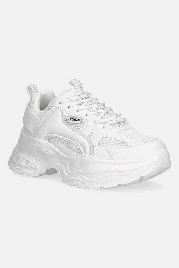 Buffalo sneakersy Yuno syntetyczny biały 1636487.WHT