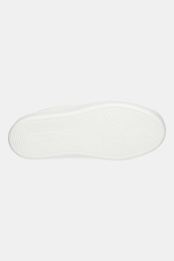 Δερμάτινα sneakers Twinset 252TCP024.07049 λευκό