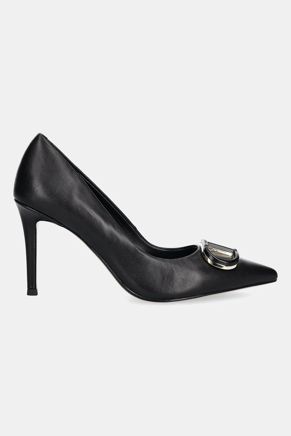 Twinset stilettos de piele 252TCP032.00006 negru AW25