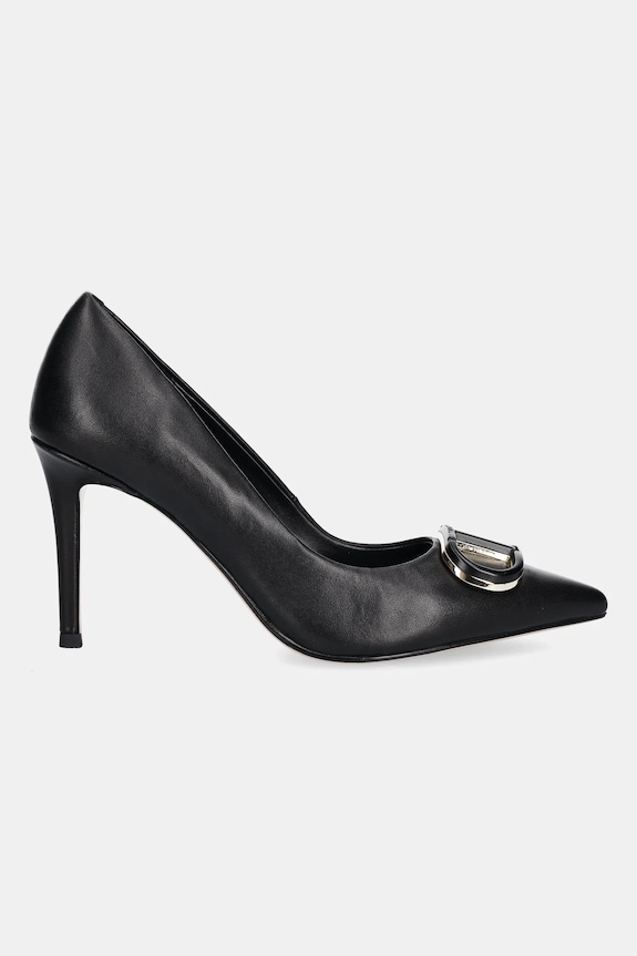 Twinset stilettos de piele 252TCP032.00006 negru AW25