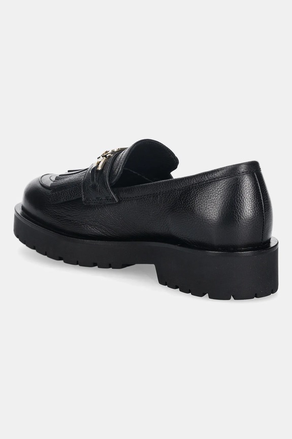 Obutev Usnjeni mokasini Twinset 252TCP152.00006 črna