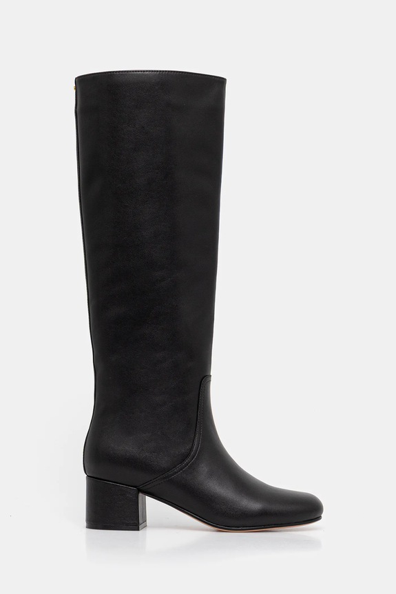 Twinset stivali in pelle 252TCP240.00006 nero AW25