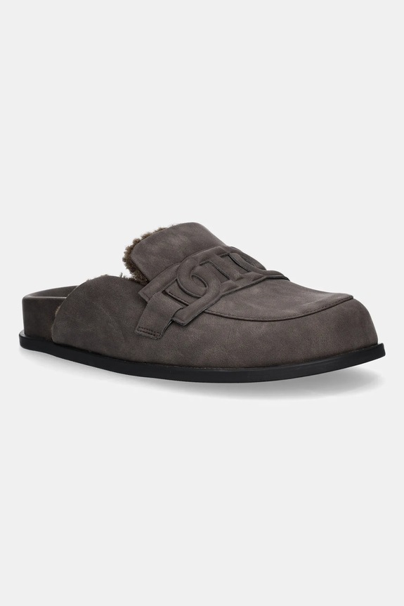 Παντόφλες Twinset καφέ 252TCP210.00203
