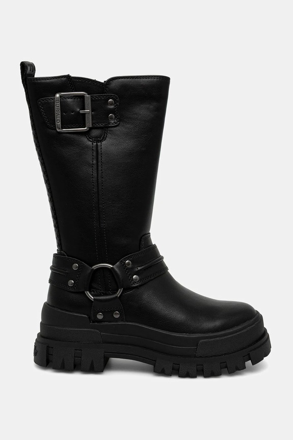 Členkové topánky Buffalo Aspha Biker Boot Hi 1270123 čierna AW25