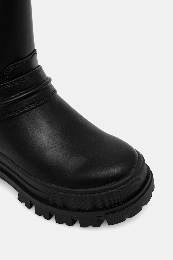 Členkové topánky Buffalo Aspha Biker Boot Hi čierna 1270123