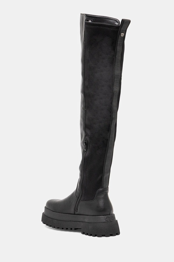 Buffalo stivali Pluto Overknee nero 1270153