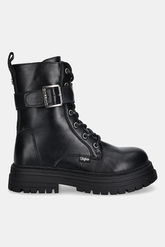 Buffalo bakancs Lennox Lace Up Mid 1622610 fekete AW25